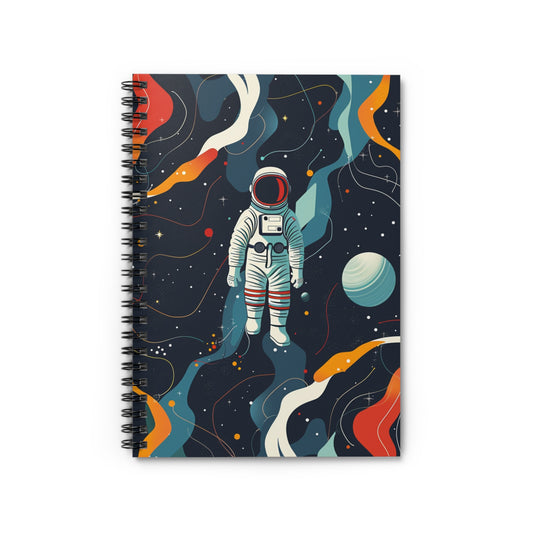 Spiral Notebook (6" x 8") | Cosmic Swirl Odyssey