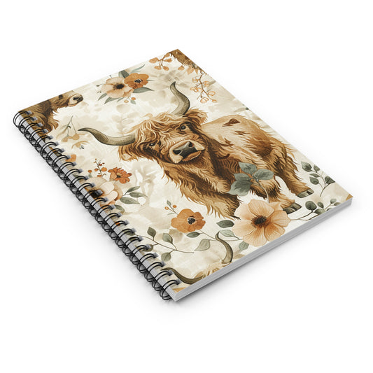 Spiral Notebook (6" x 8") | Highland Flora Fauna