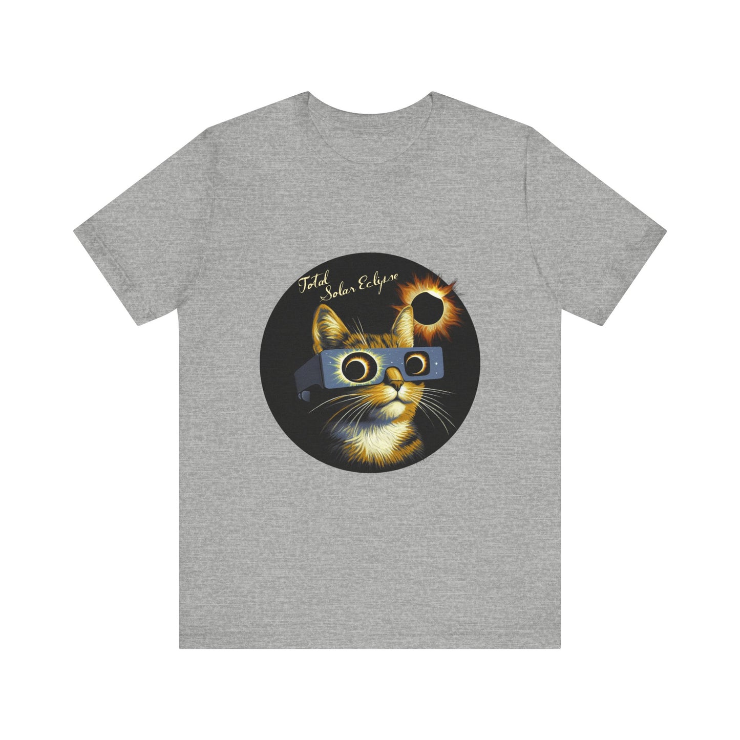 Short Sleeve Tee: Cosmic Cat Spectator