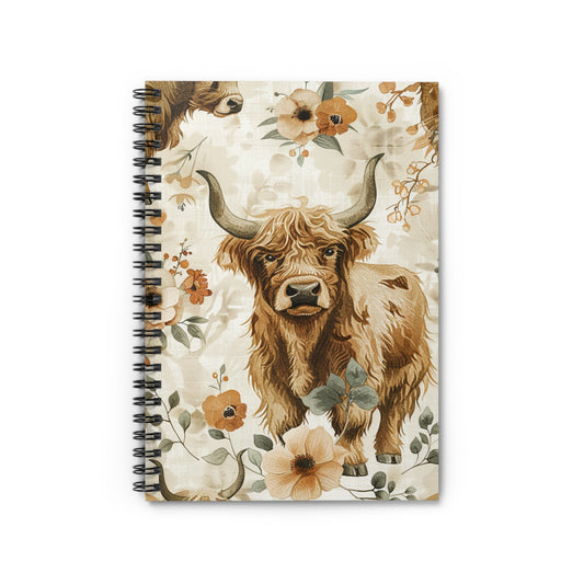 Spiral Notebook (6" x 8") | Highland Flora Fauna