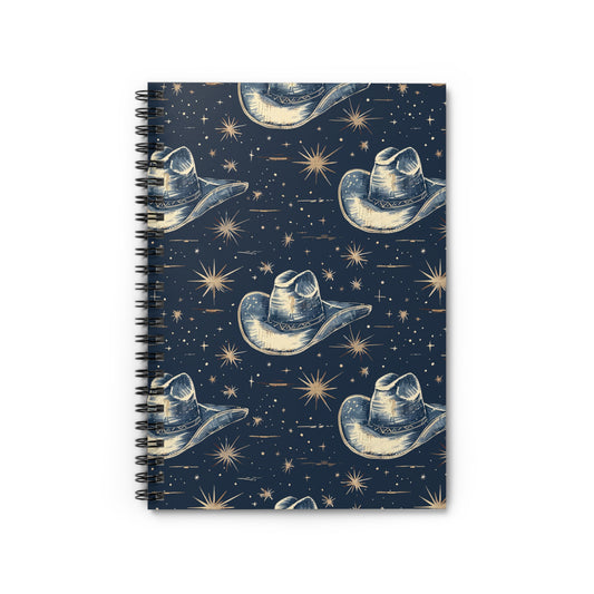 Spiral Notebook (6" x 8") | Midnight Cowboy Constellation