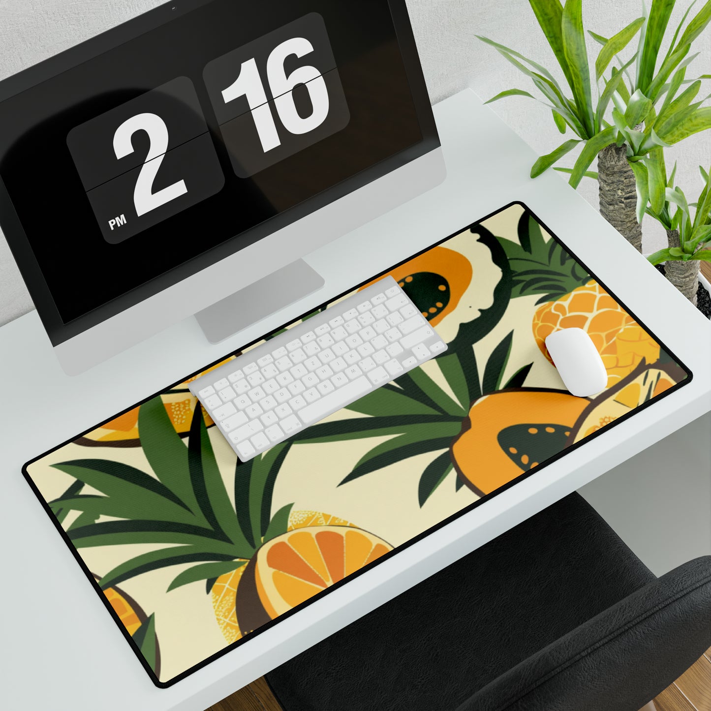 Computer Desk Mat | Tropical Citrus Medley