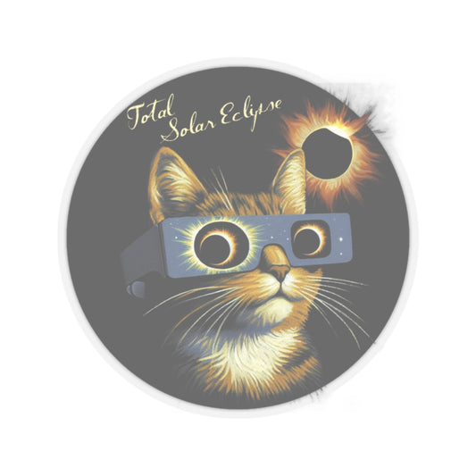 Kiss-Cut Sticker: Cosmic Cat Spectator